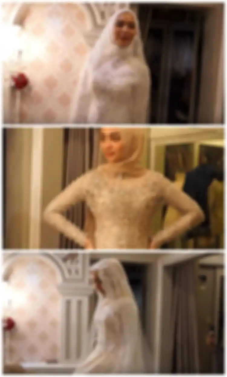 Penampakan baju pernikahan Citra Kirana 
