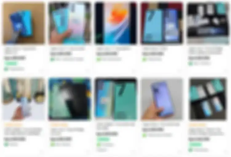 Harga HP second Oppo reno 7 5G di Tokopedia