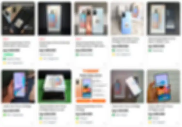 Harga hp second Redmi Note 10 Pro 8/128GB di Tokopedia bulan Februari 2023.