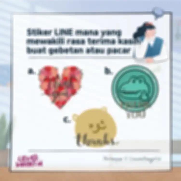 Stiker Line terimakasih buat pasangan