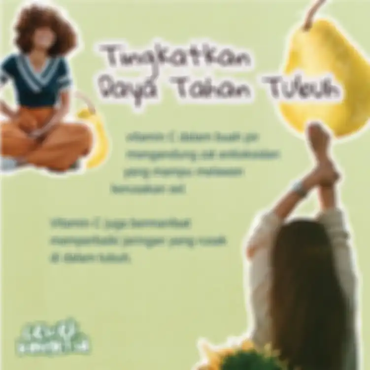 Buah pir tingkatkan daya tahan tubuh