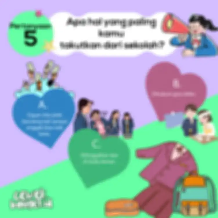 pertanyaan tentang ketakutan jurusan IPA IPS dan Bahasa