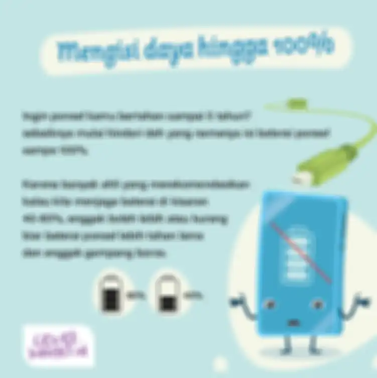 Mengisi daya hingga 100%