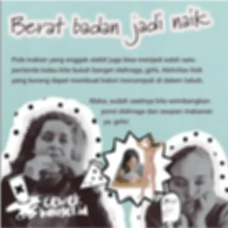 Berat badan jadi naik
