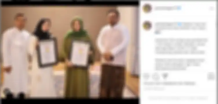 Unggahan Putra Siregar yang berhasil memecahkan rekor Muri