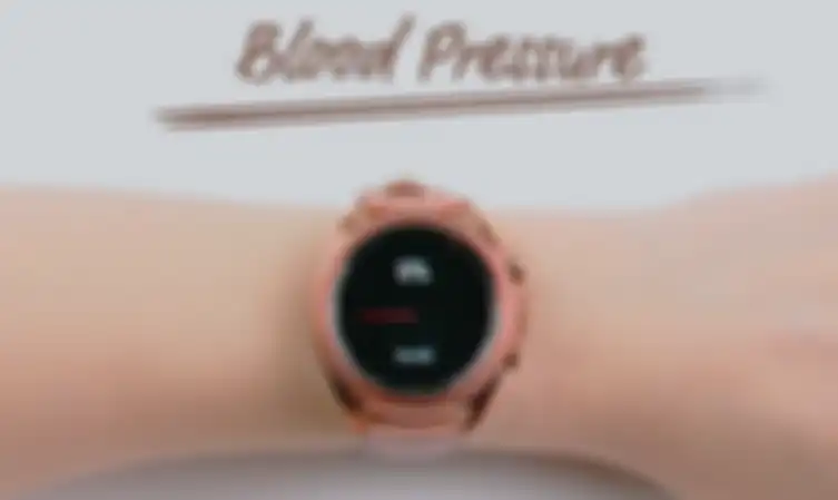 Fitur blood pressure yang ada di Galaxy Watch3.