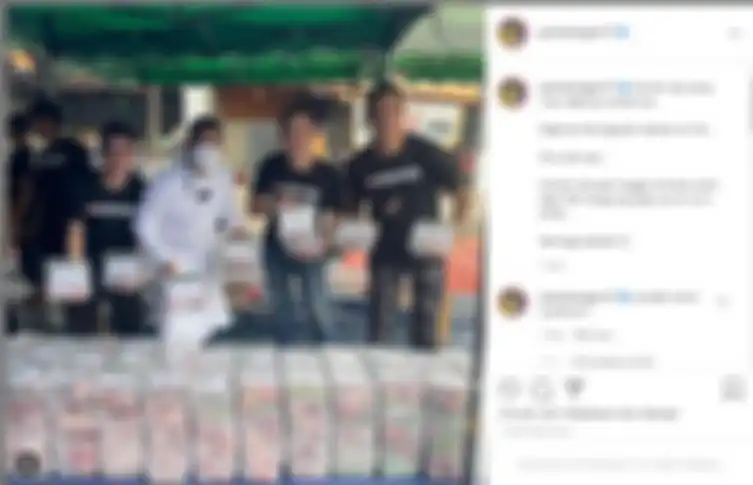 Unggahan Instagram Putra Siregar