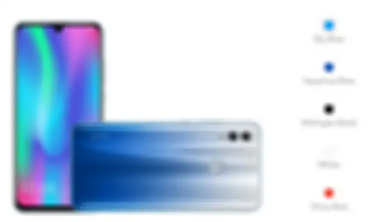 Varian warna Honor 10 Lite yang tersedia
