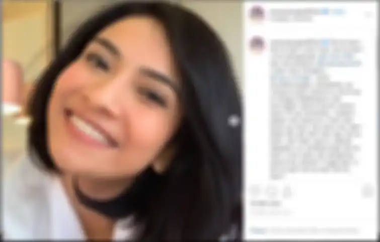 Unggahaan feed pertama Vanessa Angel pasca resmi bebas pada Minggu (30/6/2019).