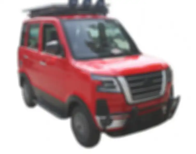 Tampilan mobil listrik AL-XWZ dengan beberapa part opsional.