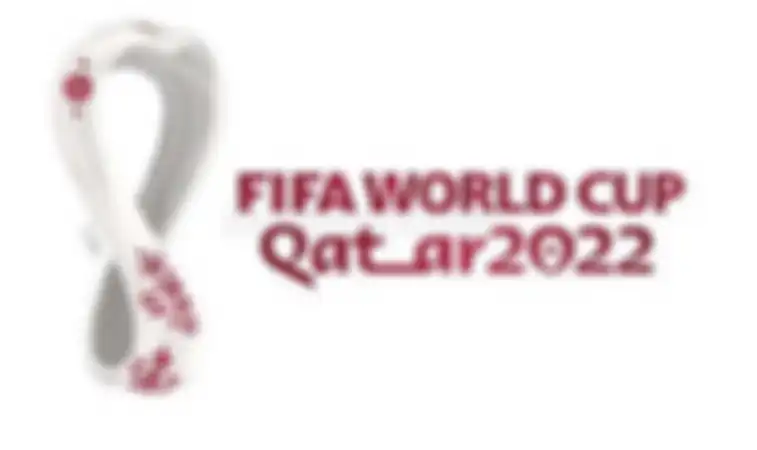 Logo Piala Dunia 2022 yang akan digelar di Qatar.