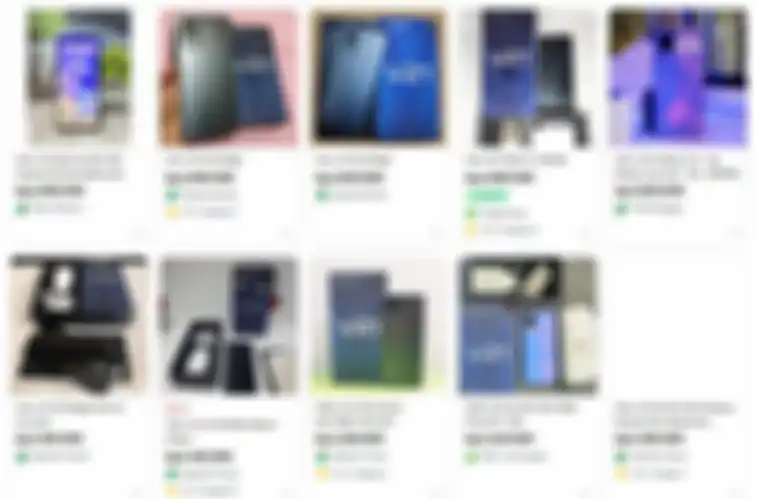 Harga Vivo V21 256GB second di Tokopedia