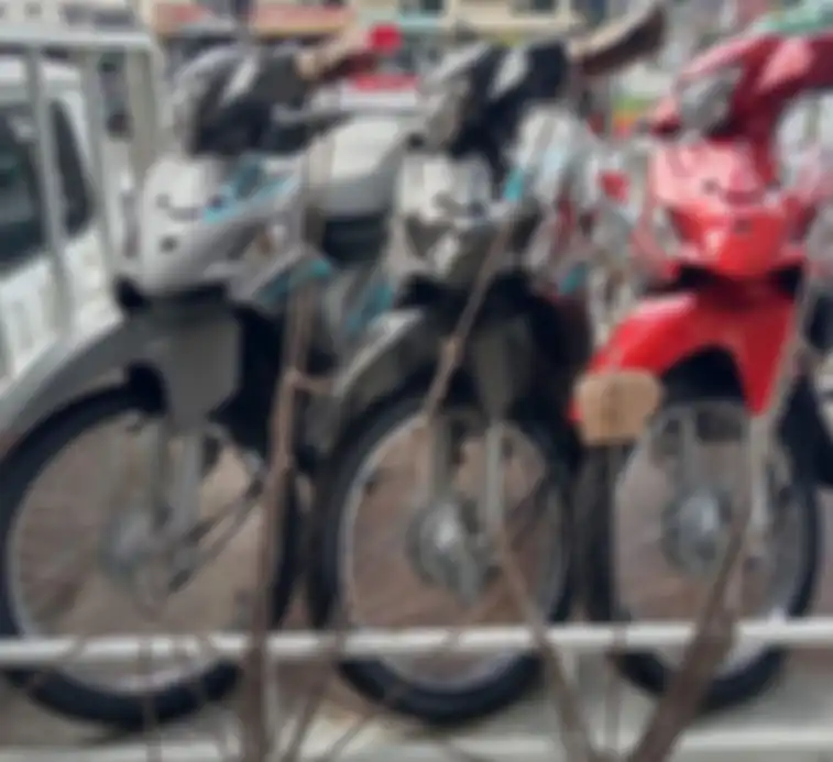 Beberapa unit motor baru Suzuki Smash 2025.