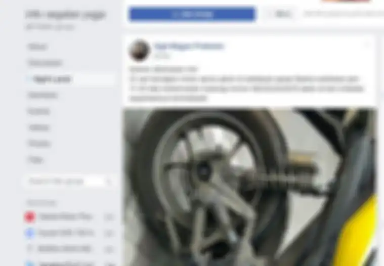 Unggahan Sigit Bagas Prabowo terlepas di jalan