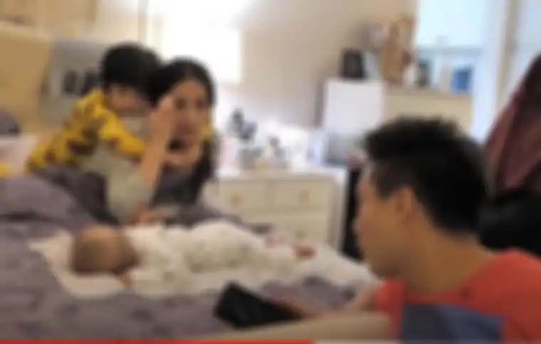 Ekspresi Nagita Slavina saat mendengar tingkah nakal Baim Wong saat masih kecil 