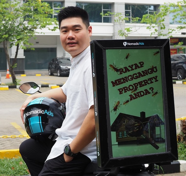 Ricky Ngani, CEO NomadicAds perusahaan iklan di motor
