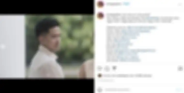 Ekspresi Kaesang Pangarep di foto pre wedding yang bikin ngakak 