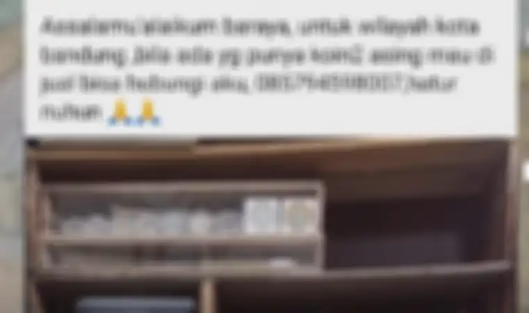 Uang koin kuno masih banyak dicari dan dibeli mahal, salah satunya kolektor asal Bandung Jawa Barat.