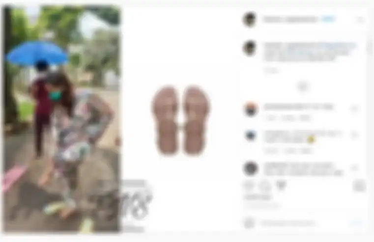Harga sandal Nagita Slavina murah