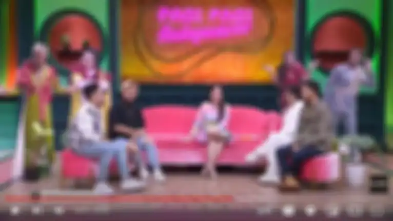 Celine Evangelista saat hadir di acara Pagi Pagi Ambyar