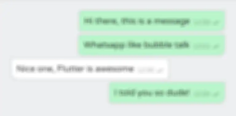Bubble chat