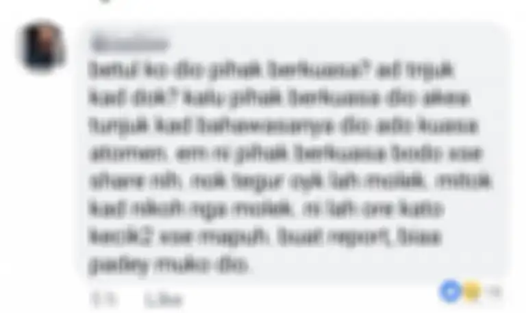 Komentar netizen.