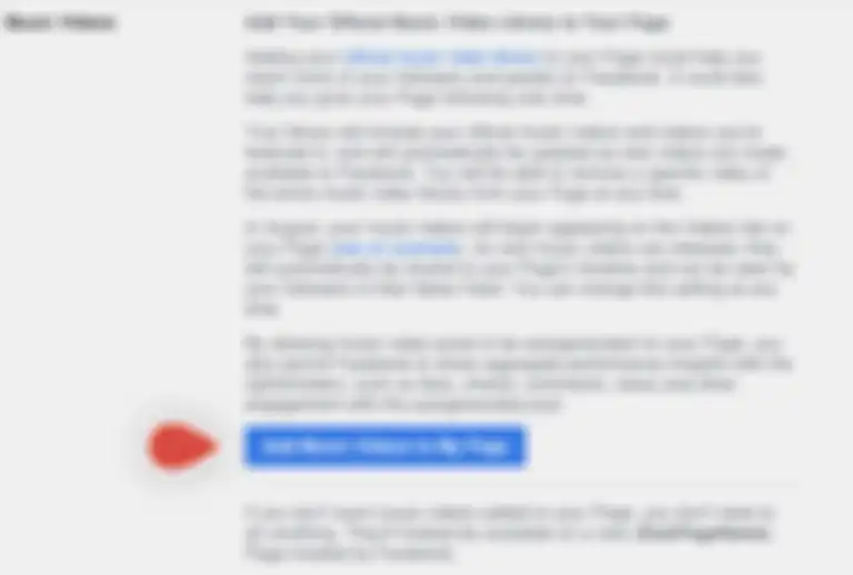 Email yang dikirim facebook kepada artis untuk meyakinkan artis dengan menu video mereka.