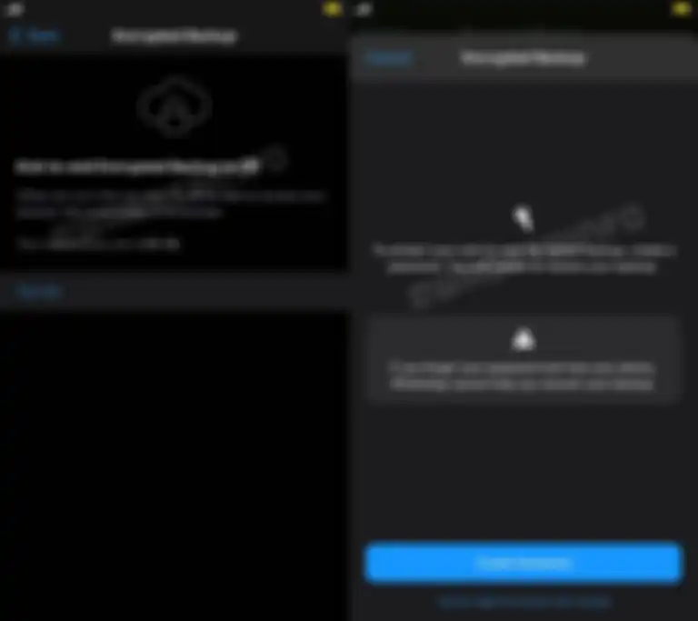Fitur enkripsi end-to-end WhatsApp untuk proses backup