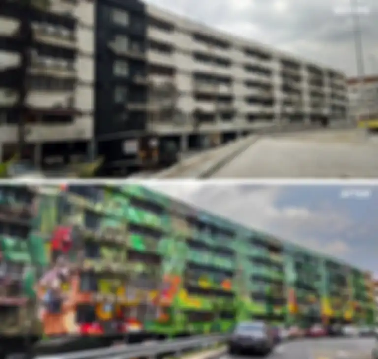 Penampakan apartemen sebelum dan sesudah digarap Fadzlan.