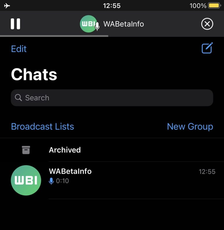 Pesan suara WhatsApp kini bisa diputar sambil melihat pesan lain