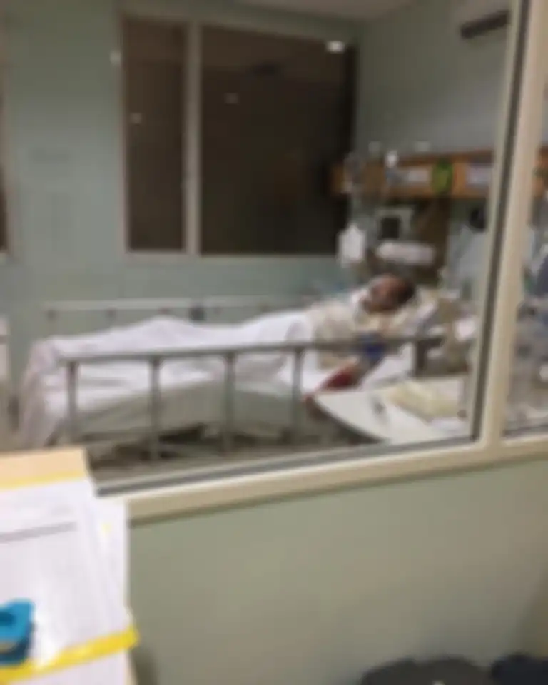 Polo Srimulat dirawat di ruang ICU. 