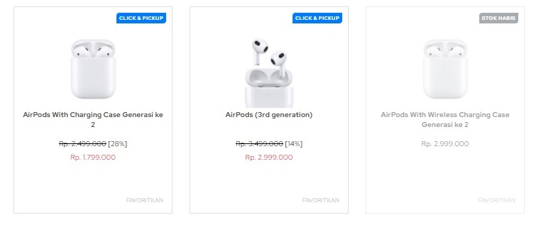 Diskon AirPods di iBox