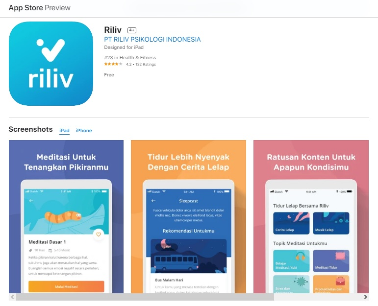 Aplikasi Riliv
