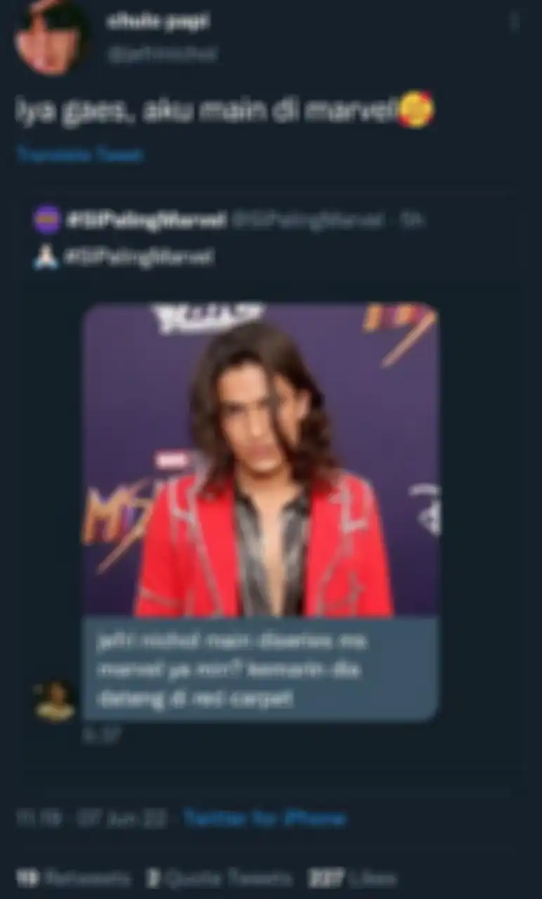 Balasan tweet Jefri Nichol