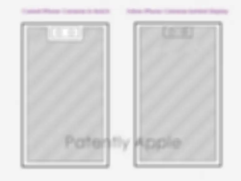 Konsep paten Apple untuk under screen face ID, penerus Dynamic Island.