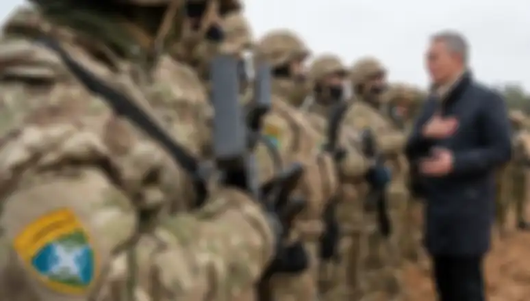 Sekjen NATO Jens Stoltenberg bertemu dengan pasukan NATO