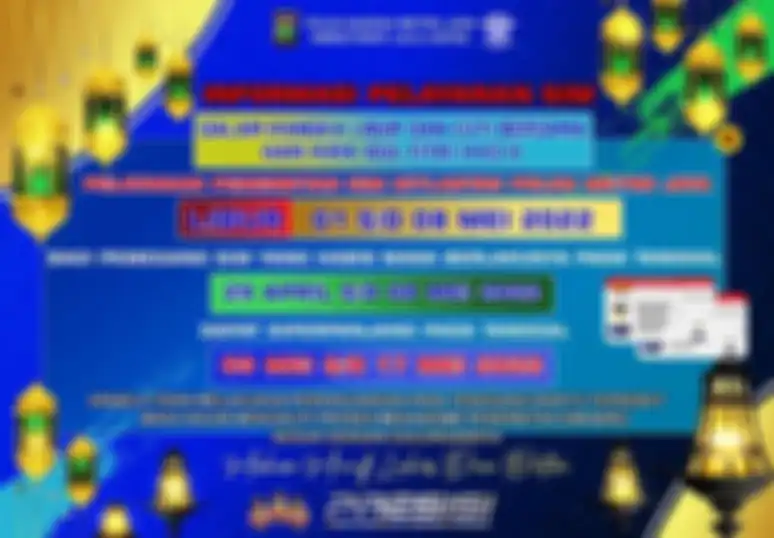 Bagi yang masa berlaku SIM-nya habis saat libur lebaran, bisa diurus tanggal segini.