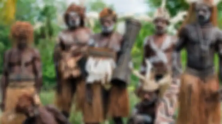 Illustrasi Lirik Lagu Daerah Apuse Dari Daerah Papua, Apuse Kokon Dao