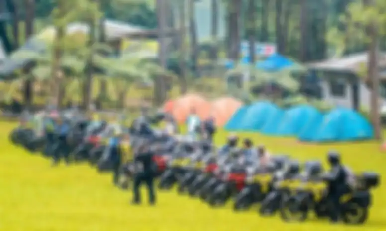 Komunitas VION tiba di tempat berkemah.