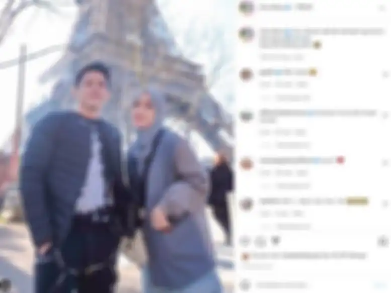 Potret Ririe Fairus dan Ariel NOAH banjir sorotan dari netizen.