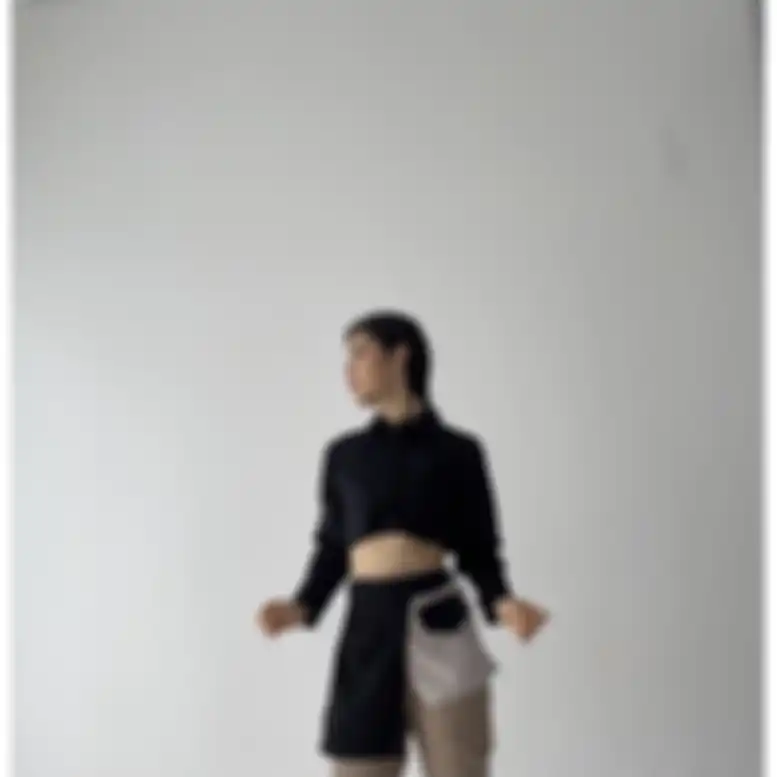 Obi belt skirt