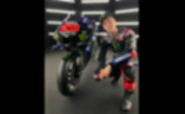 Fabio Quartararo dan motor Yamaha YZR-M1