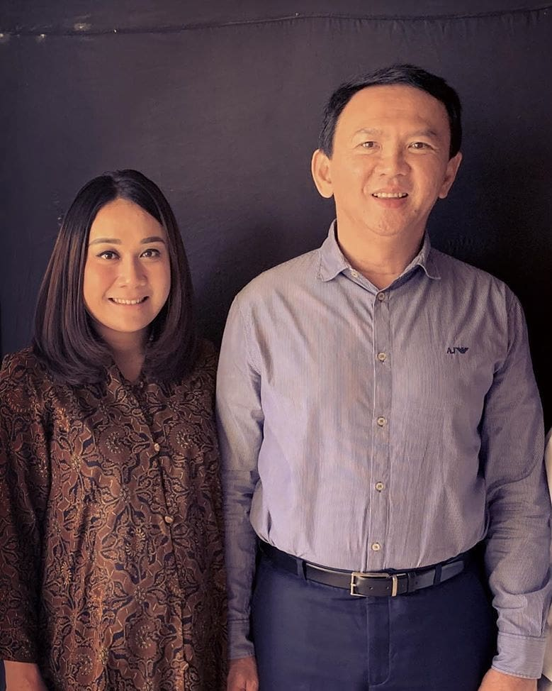Tampilan mesra Ahok dan Puput Nastiti Devi
