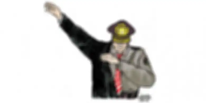 Ilustrasi Polisi.