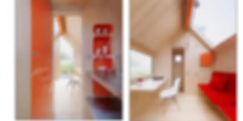 Diogene House, Jerman. Rumah super mungil seluas 7,5M2. Tetap fungsional dan homy.