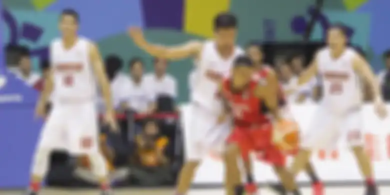 Ilustrasi - Timnas bola basket putra Indonesia dalam laga menghadapi Timor Leste pada laga test event Asian Game