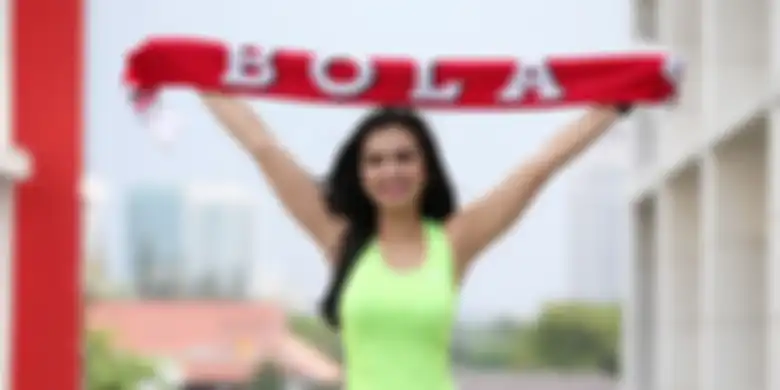 Maria Vania dalam sesi foto di kantor Tabloid BOLA dan BolaSport.com pada Rabu (25/10/2017).
