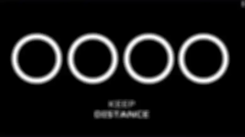 Audi created a social distancing logo for its social media accounts. Audi created a social distancing logo for its social media accounts.