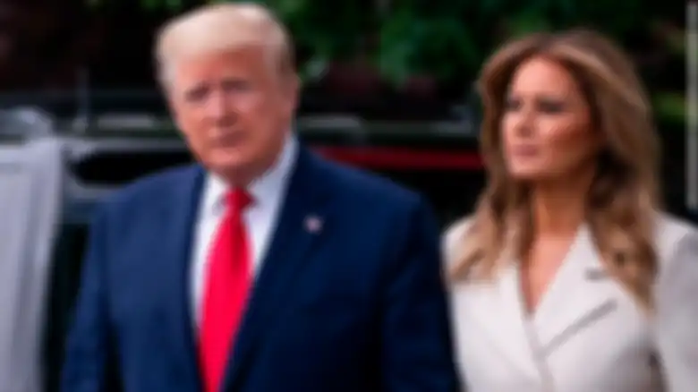 Donald Trump dan Melanie Trump. 