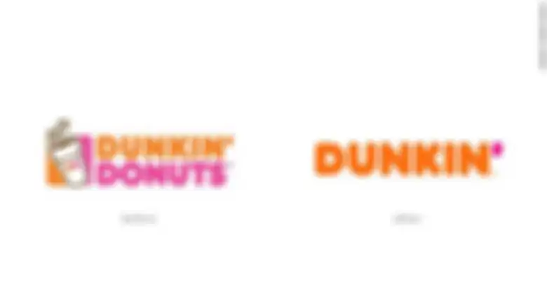 Logo baru Dunkin